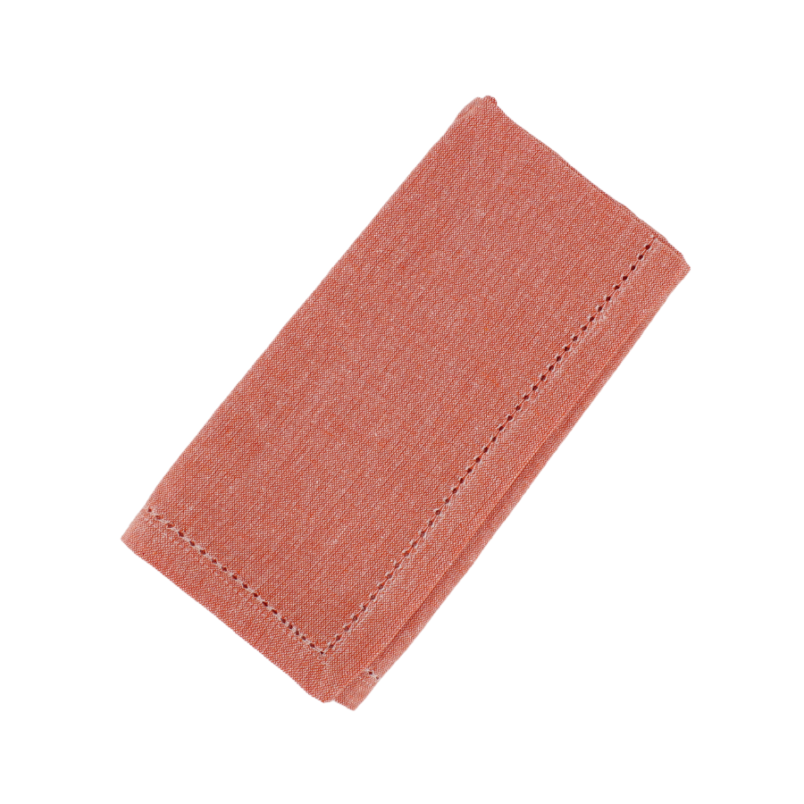 Stofserviet m.Hulsøm( 45x45cm). Orange