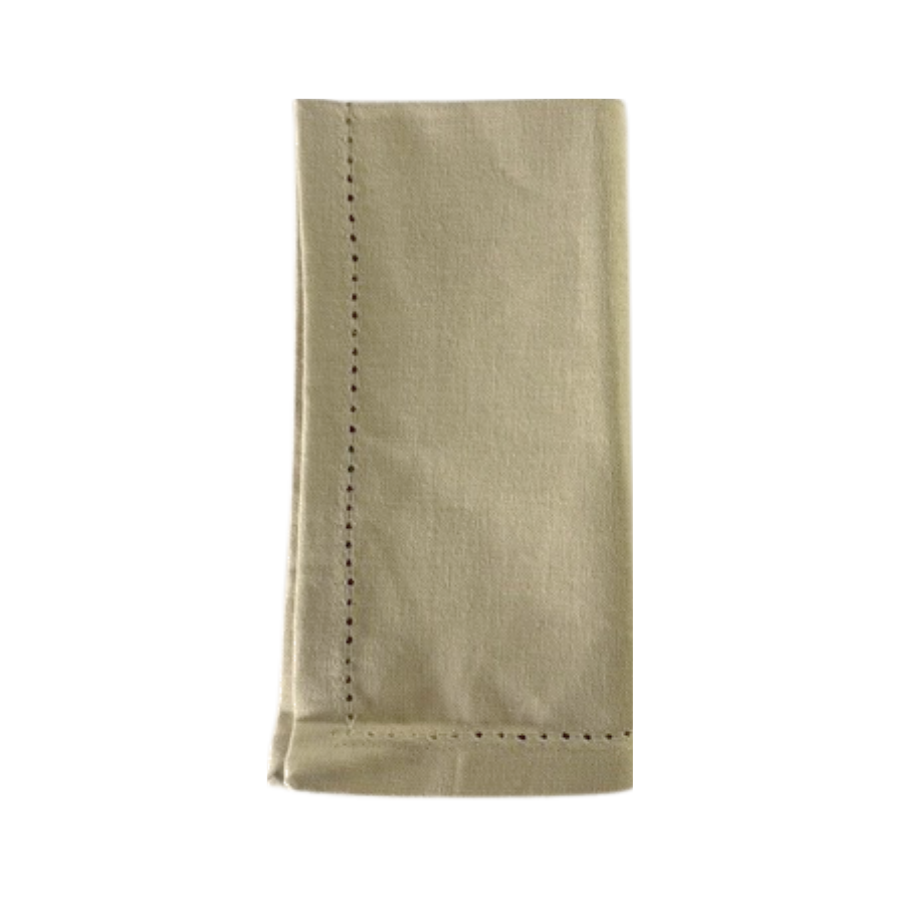 Stofserviet m. Hulsøm (40x40cm) Beige