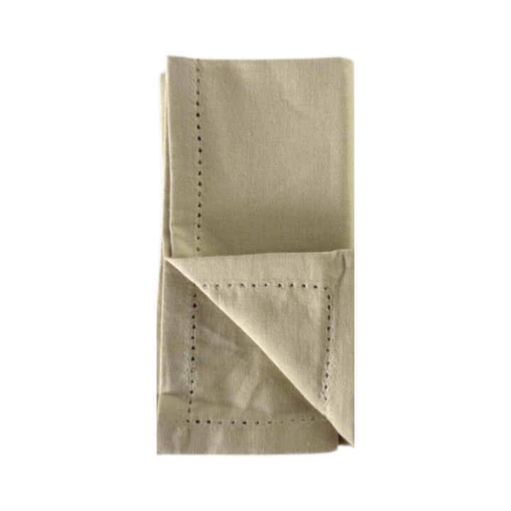 Stofserviet m. Hulsøm (40x40cm) Beige