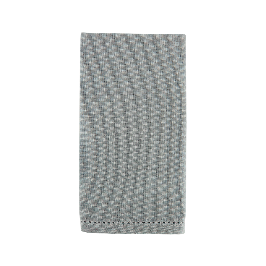 Stofserviet m.hulsøm, 45x45cm, 100% bomuld, Grå