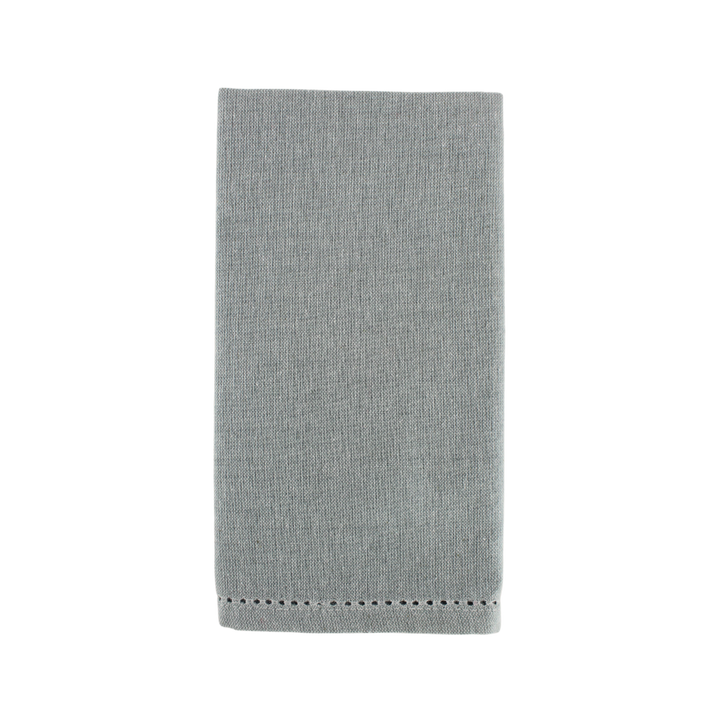 Stofserviet m.hulsøm, 45x45cm, 100% bomuld, Grå