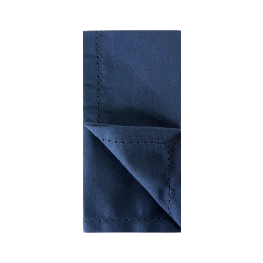 Stofserviet m. Hulsøm (40x40cm) Blå