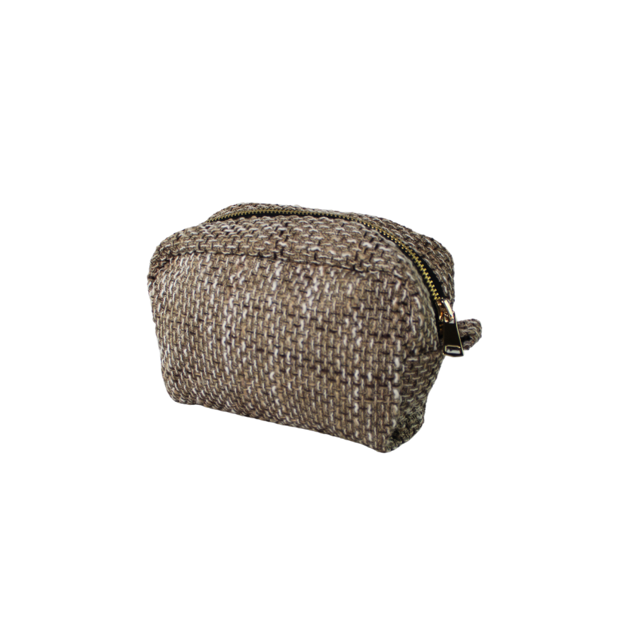 Toilettasker i Brun DITTE  ( 20x9x14 cm)