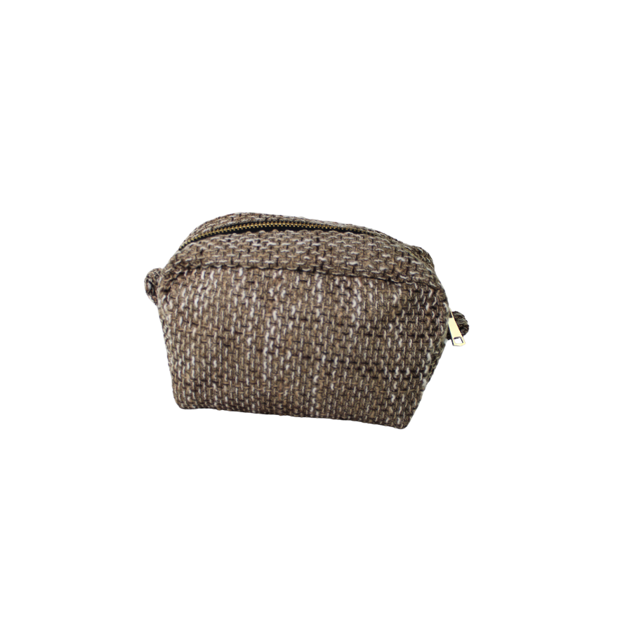 Toilettasker i Brun DITTE  ( 20x9x14 cm)