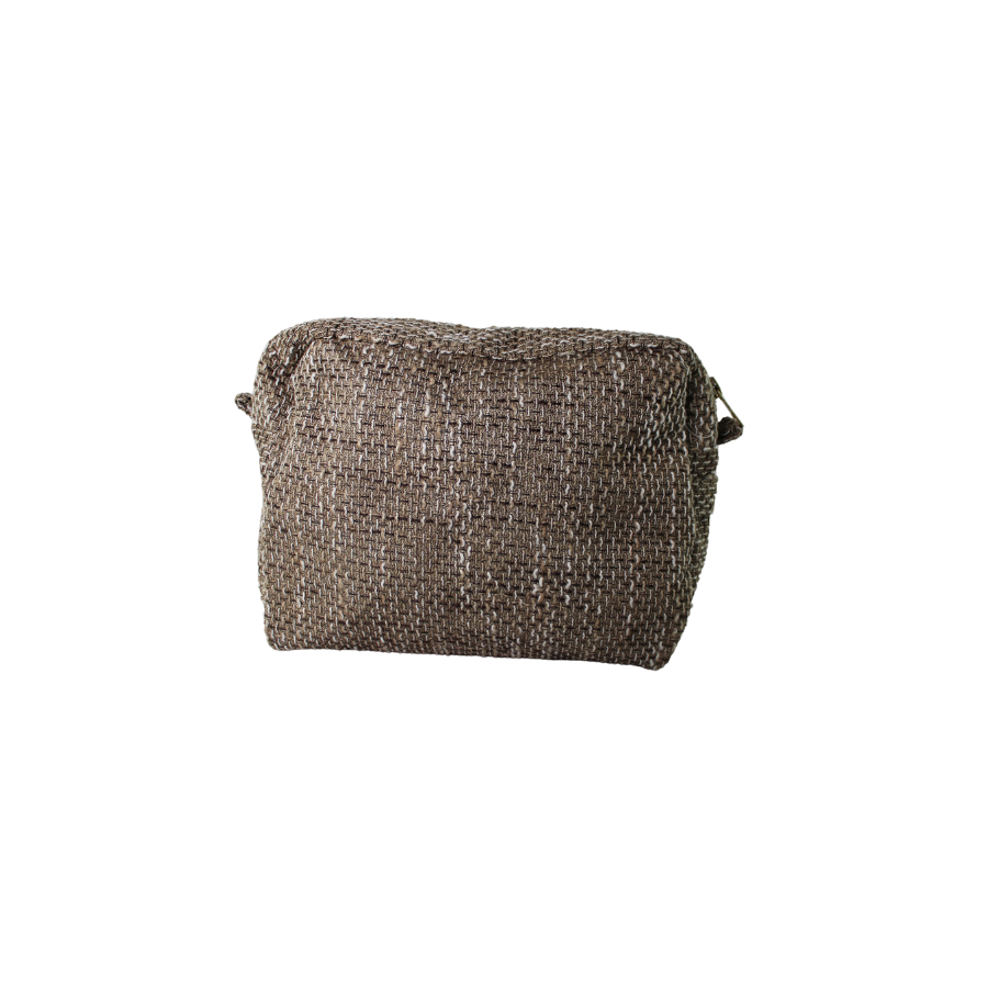 Toilettasker i Brun DITTE  ( 30x11x22 cm)