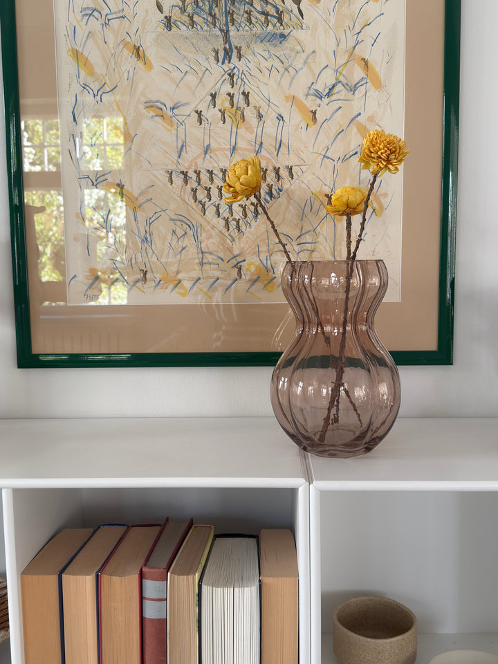 Vase DIVIA (24,5 cm) Brun