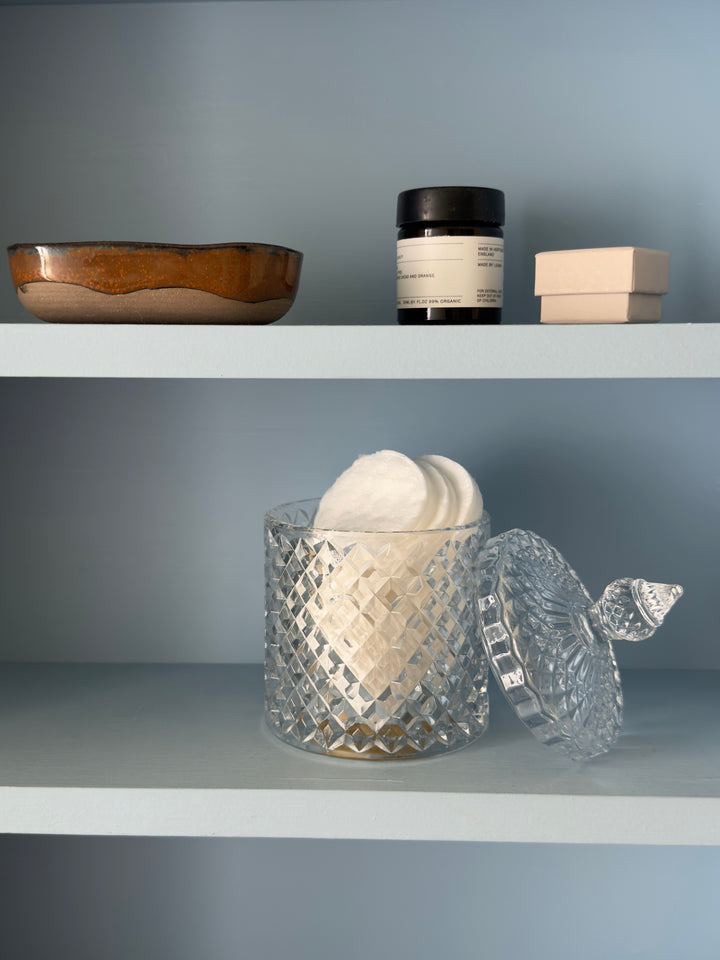 Bonbonniere i Klar Glas GAIL (Ø8,5x13,8cm)