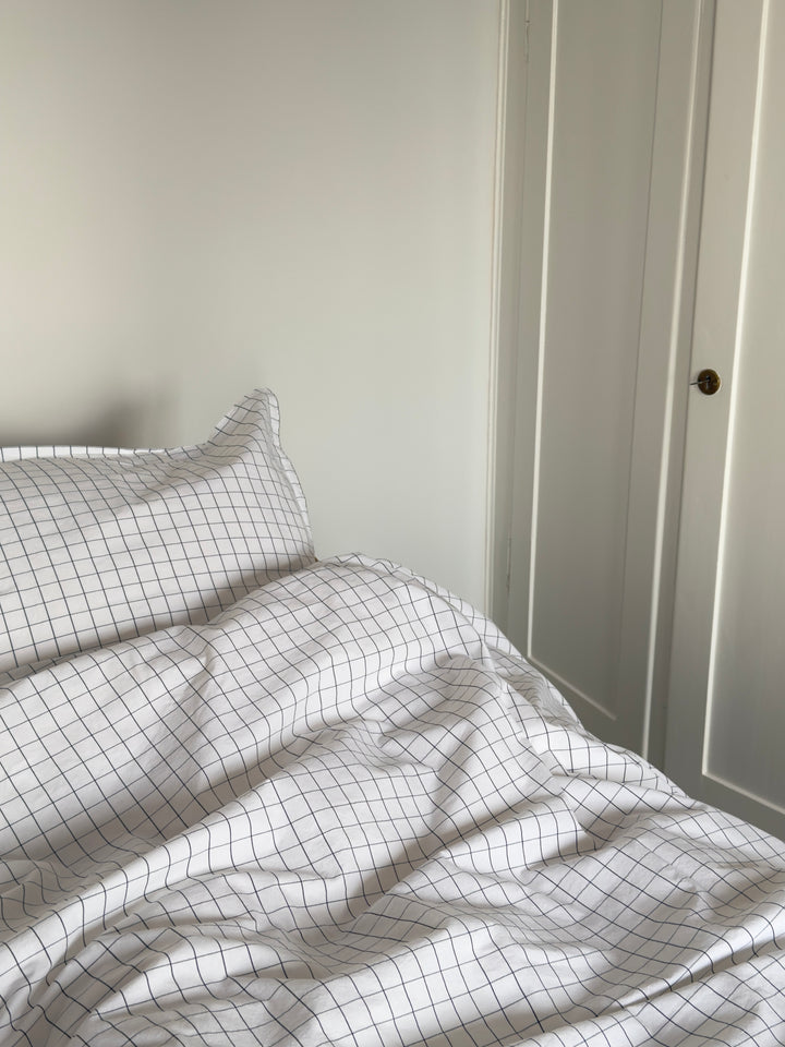 byNORD - Sengesæt Erika Snow w. coal