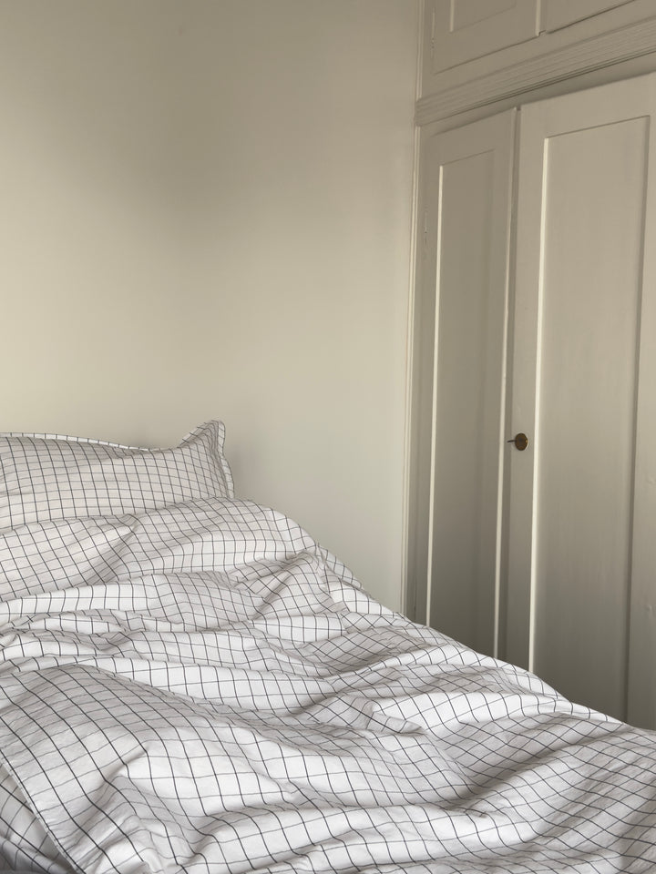 byNORD - Sengesæt Erika Snow w. coal