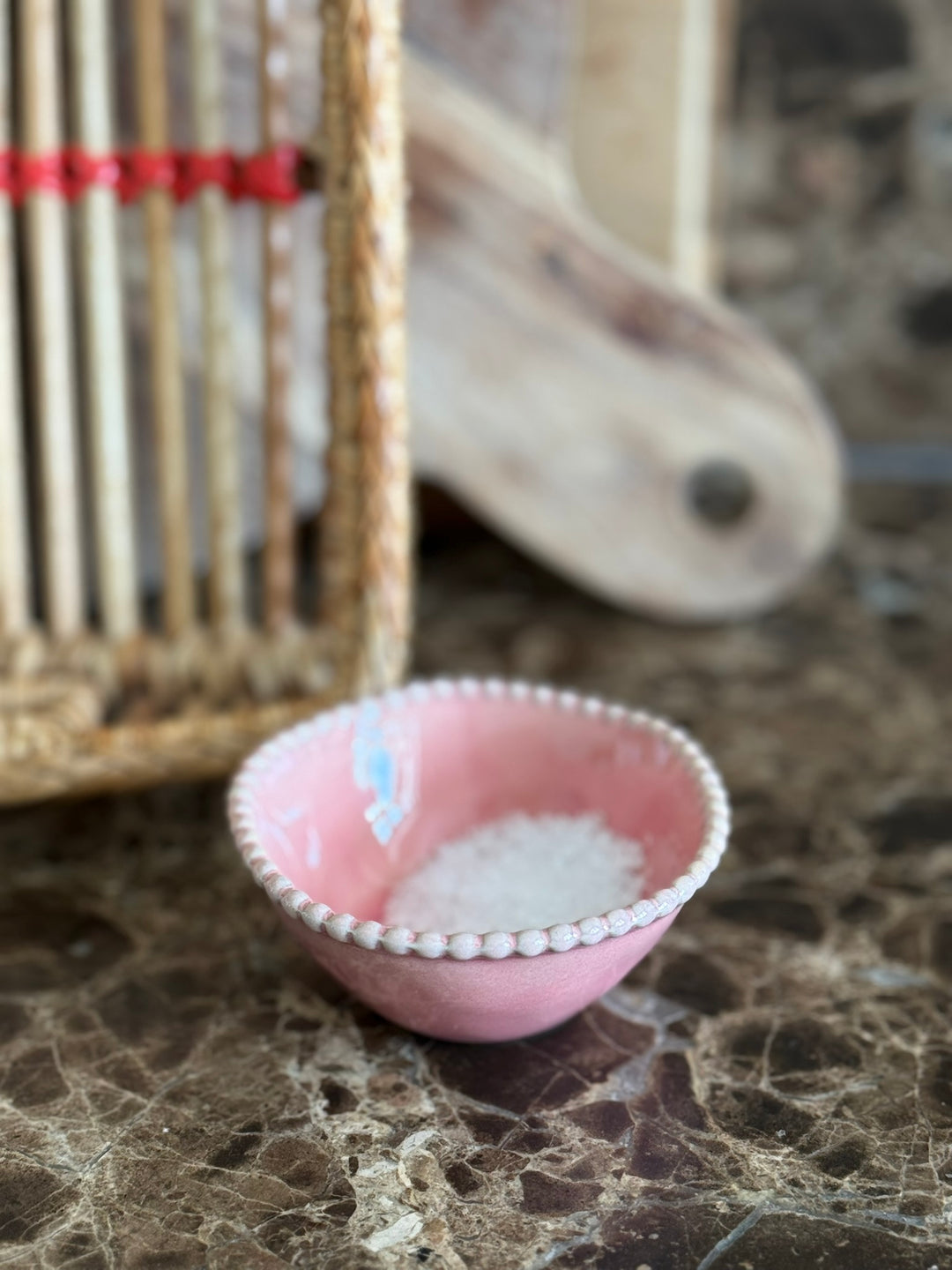 Lille Skål EVALU  (8,2x8,2x3cm) Lyserød