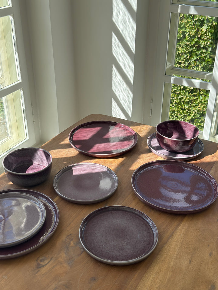 6 stk. Middagstallerken Bonnie Lilla (26,5cm)