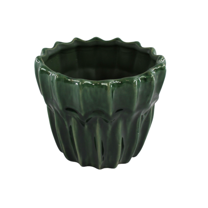 Urtepotte  GADI  (Ø16,5x14cm) Grøn