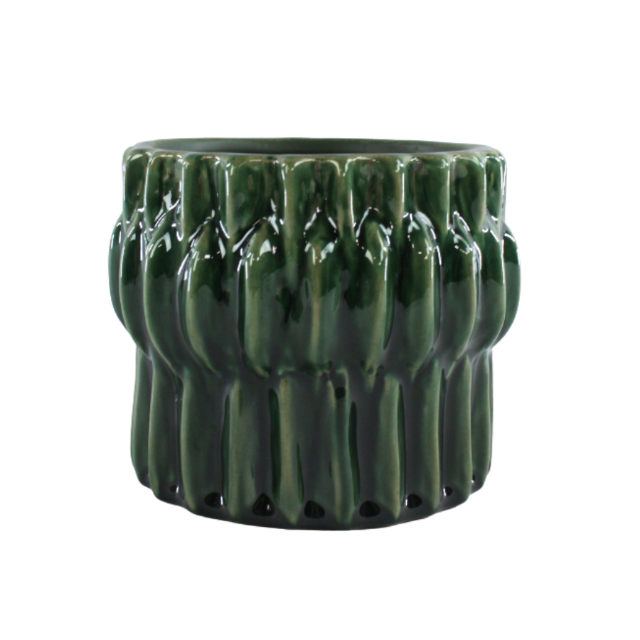 Urtepotte  GAFAR  (Ø13,3x11cm) Grøn