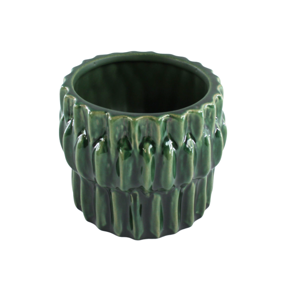 Urtepotte  GAFAR  (Ø13,3x11cm) Grøn