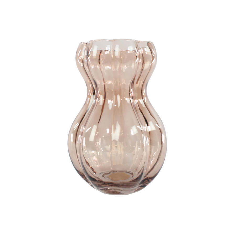 Vase DIVIA (24,5 cm) Brun