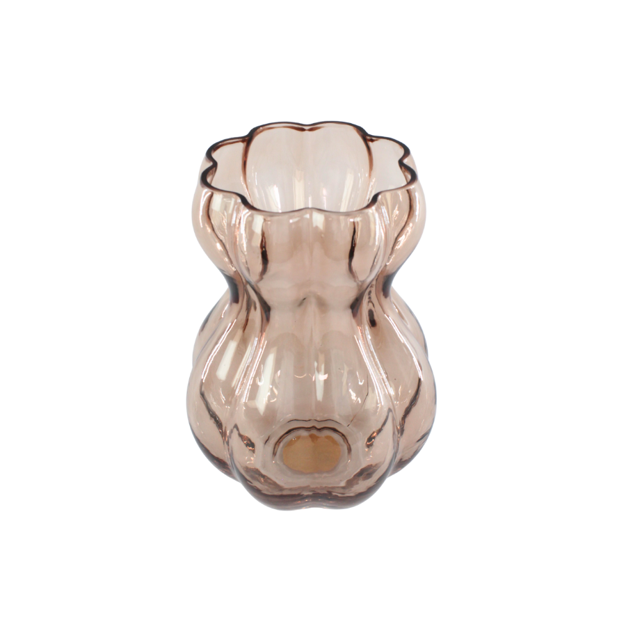 Vase DIVIA (24,5 cm) Brun