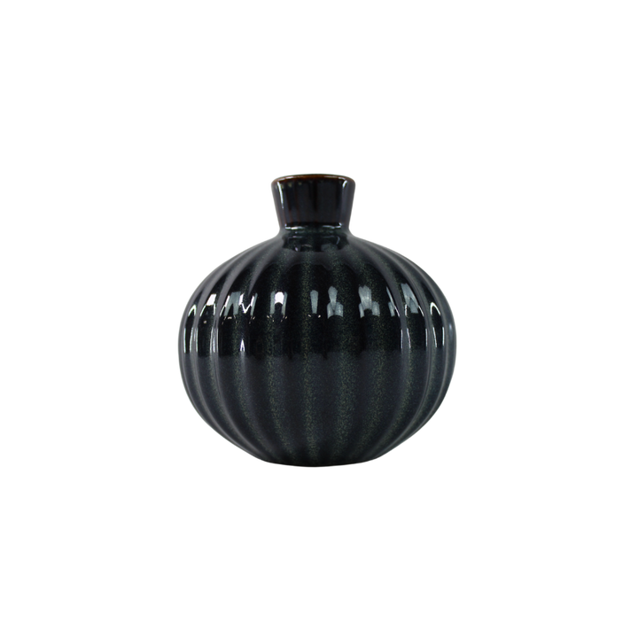 Vase EVALD  (11x11x11cm) Blå