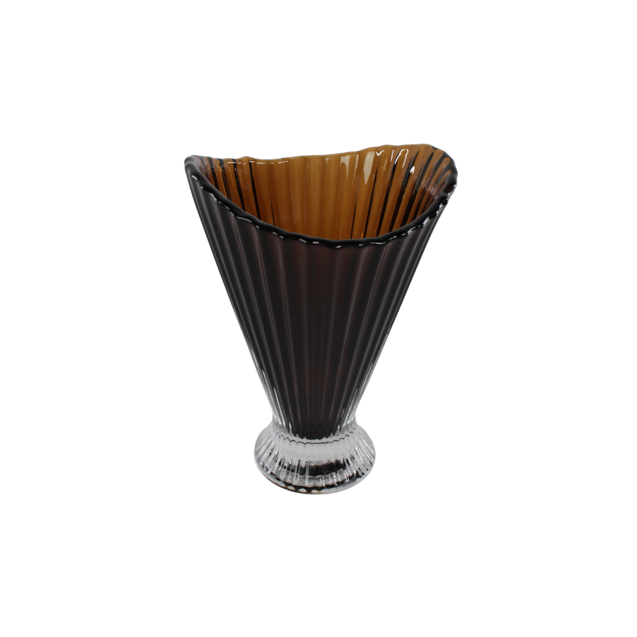 Vase ELVIN (16,5x15 x 21,5cm) Brun