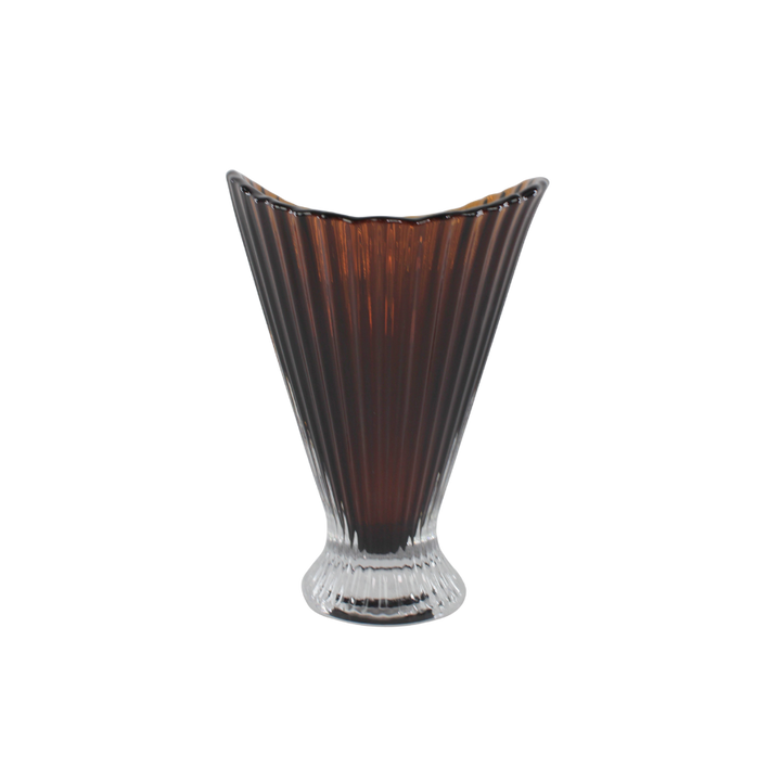 Vase ELVIN (16,5x15 x 21,5cm) Brun