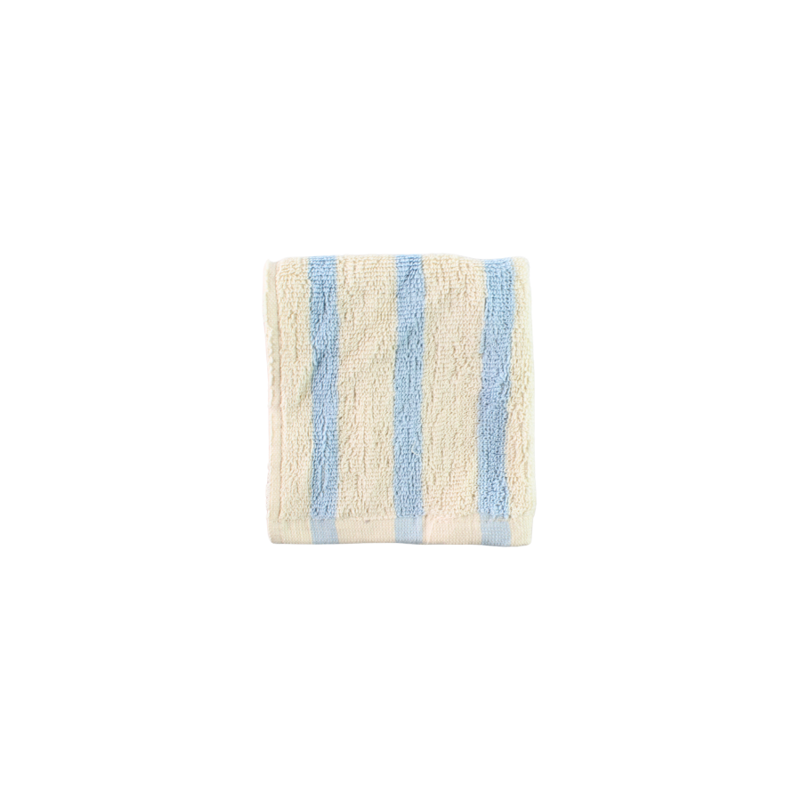 Vaskeklud m. Stribe Lyseblå BHANI (30x30cm)