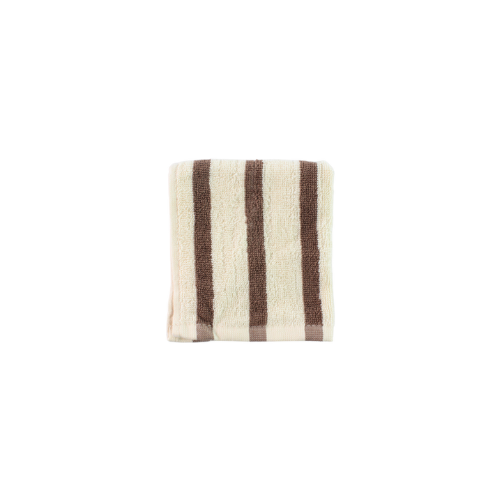 Vaskeklud m Stribe Brun BHANI (30x30cm)