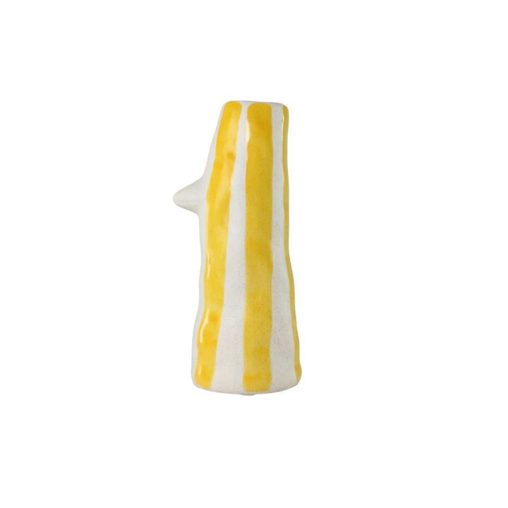Villa Collection - Vase Whimsy Gul Stentøj (26cm)
