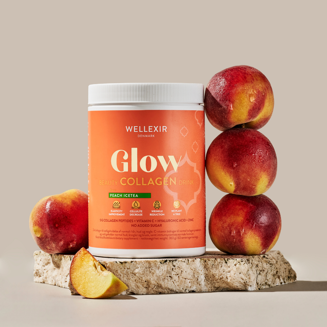Wellexir Glow Beauty Drink - Peach Ice Tea 60 days 360 g.