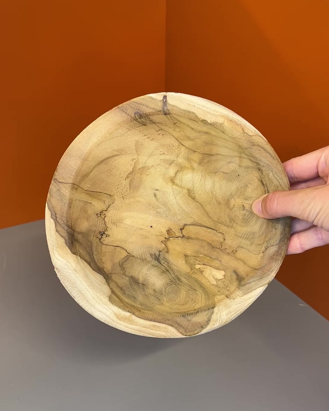 Rundt træfad ø30xh4cm