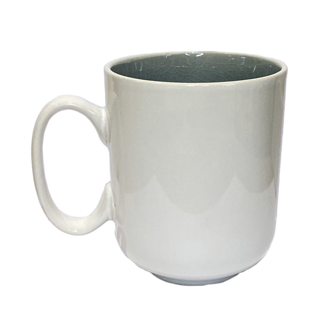 Krus m/hank lys grå - sæt/4stk. - WEB