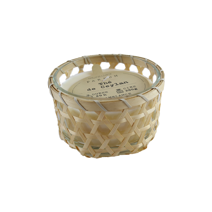 Duftlys med flet,  Ø13cm.