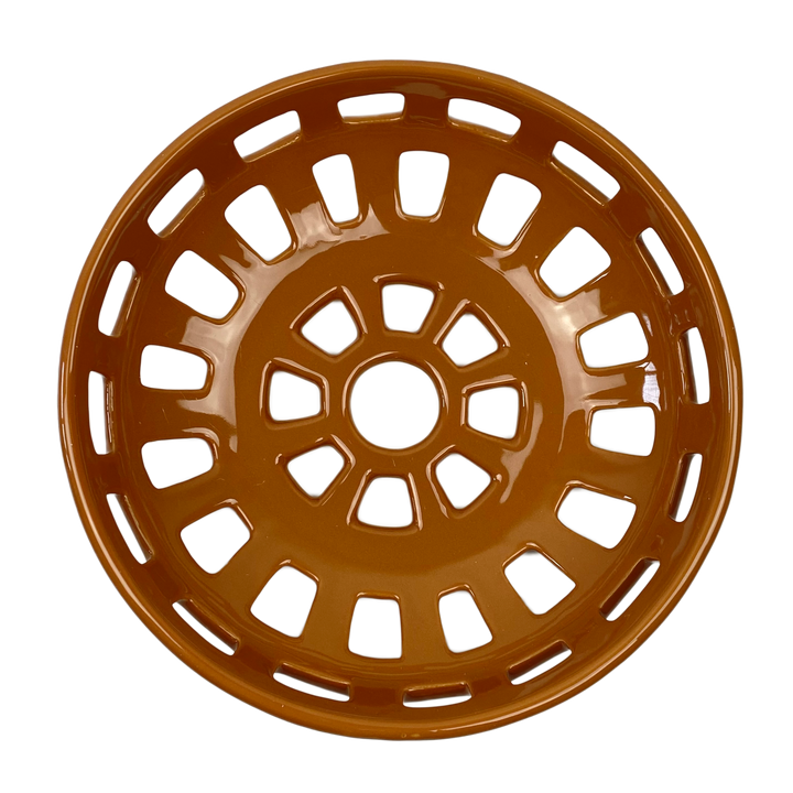 Keramisk skål, brun Ø27xH7cm