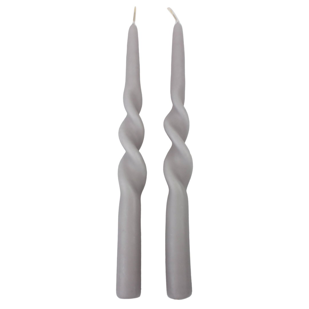 Snoede lys 2 stk., grå 29cm