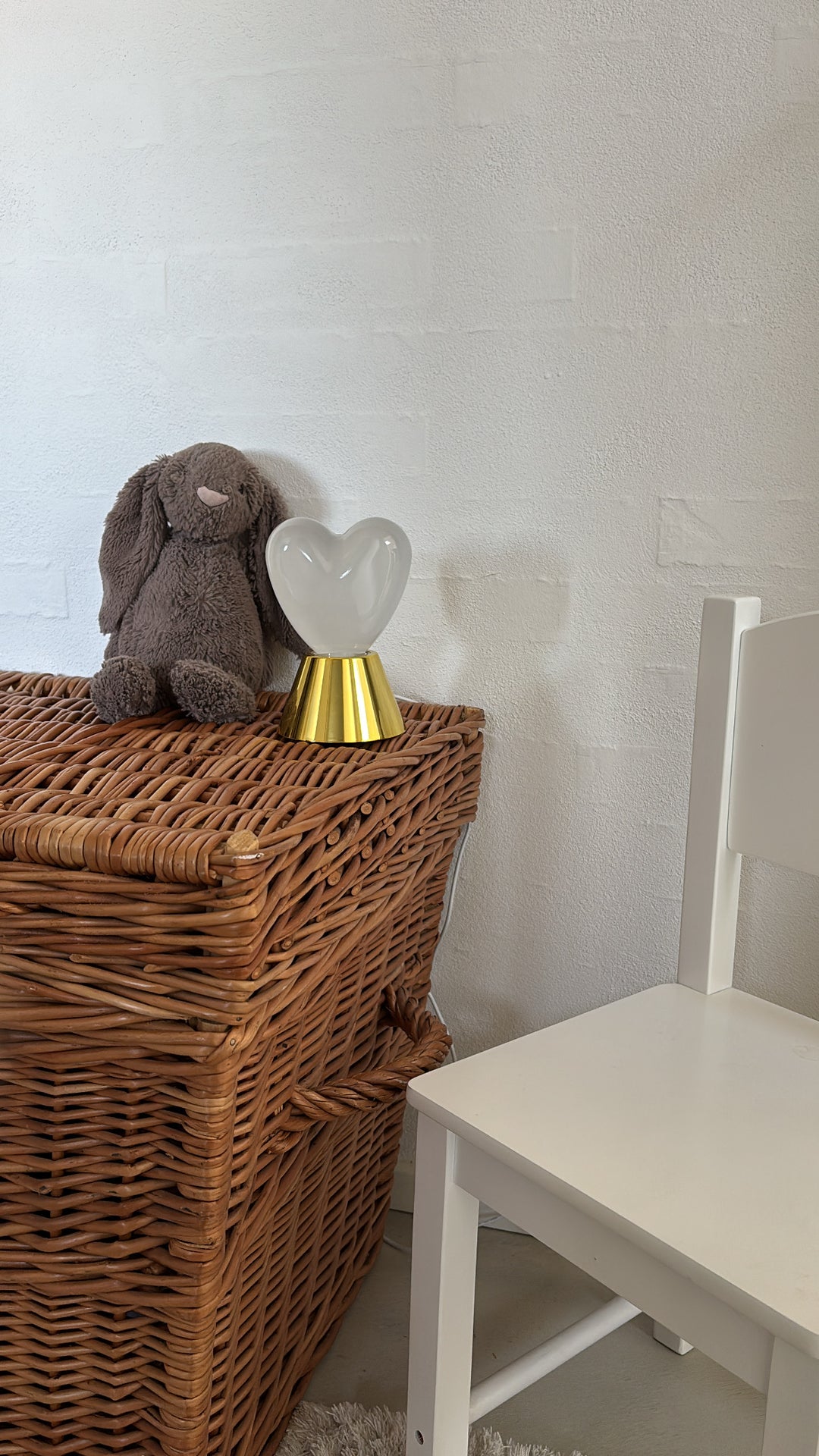Hjerte Lampe i Guld