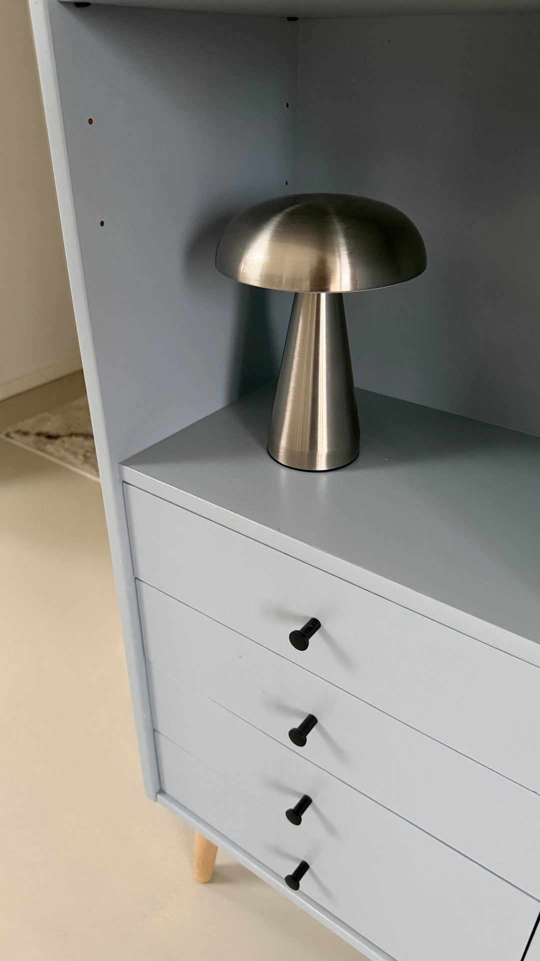 Bordlampe m. Touchfunktion CATINKA Sølv