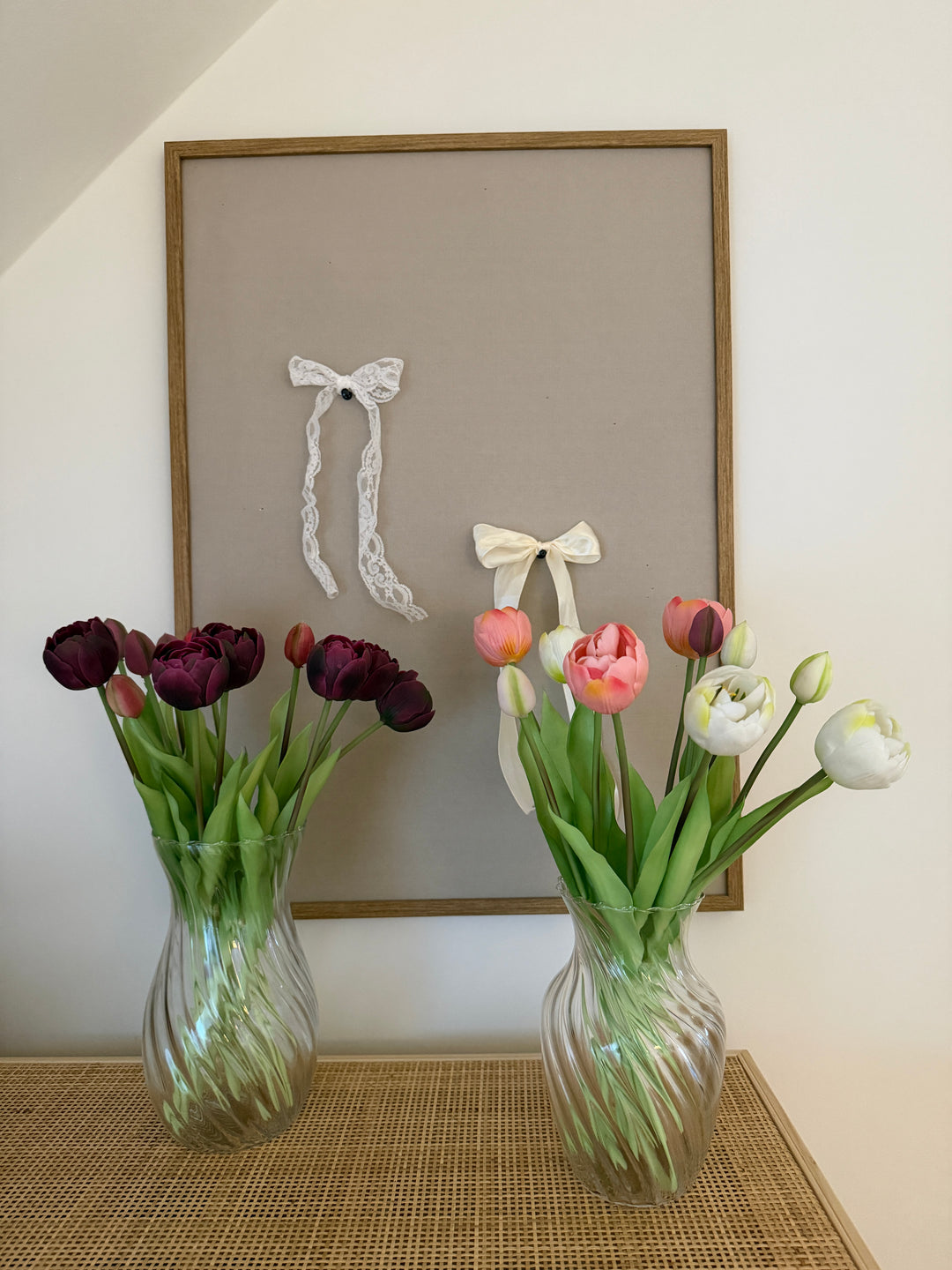 Glas Vase CELIE (H20 cm) Transperant
