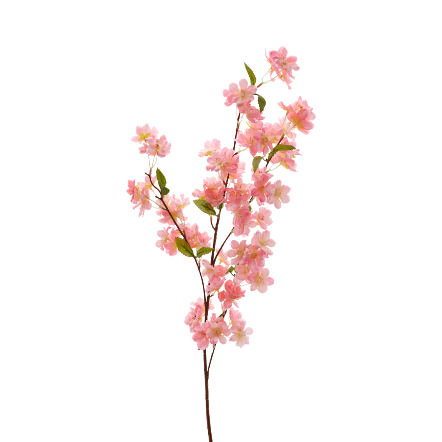 3 stk. Ferskenblomster (105cm) Lyserød