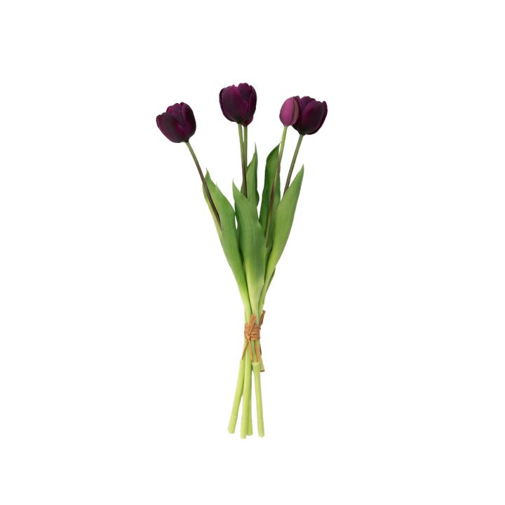 Tulipaner Buket  (H40cm) Lilla