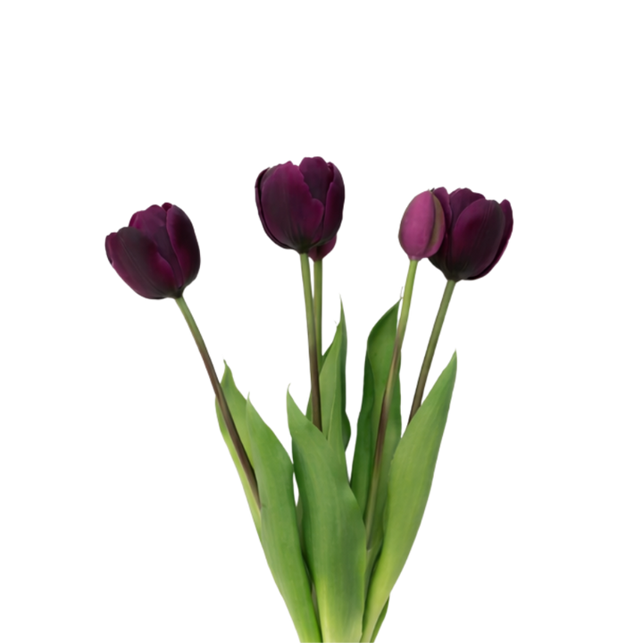 Tulipaner Buket  (H40cm) Lilla