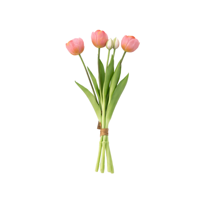 Tulipaner Buket  (H40cm) Lyserød