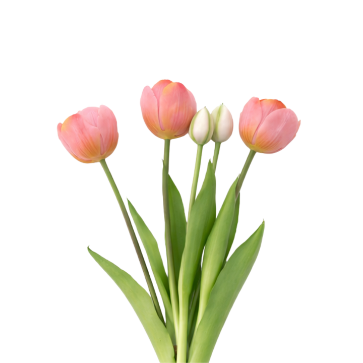 Tulipaner Buket  (H40cm) Lyserød