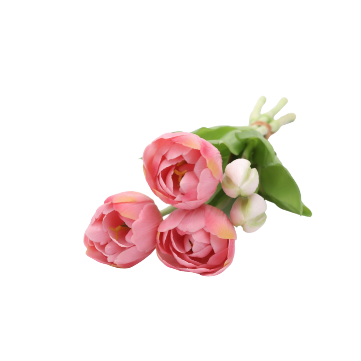 Tulipaner Buket  (H40cm) Lyserød