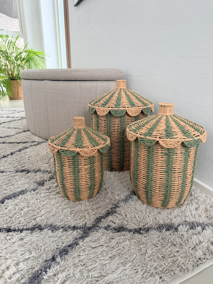 Kurve Lille ( Ø 20,5x 27,5cm) Natur og Grøn