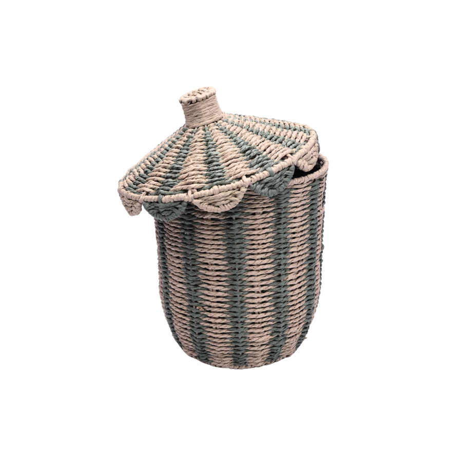 Kurve Medium ( Ø 24,5x 31,5cm) Natur og Grøn