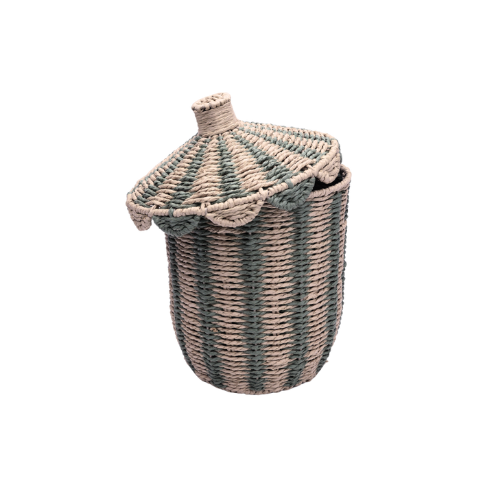 Kurve Medium ( Ø 24,5x 31,5cm) Natur og Grøn