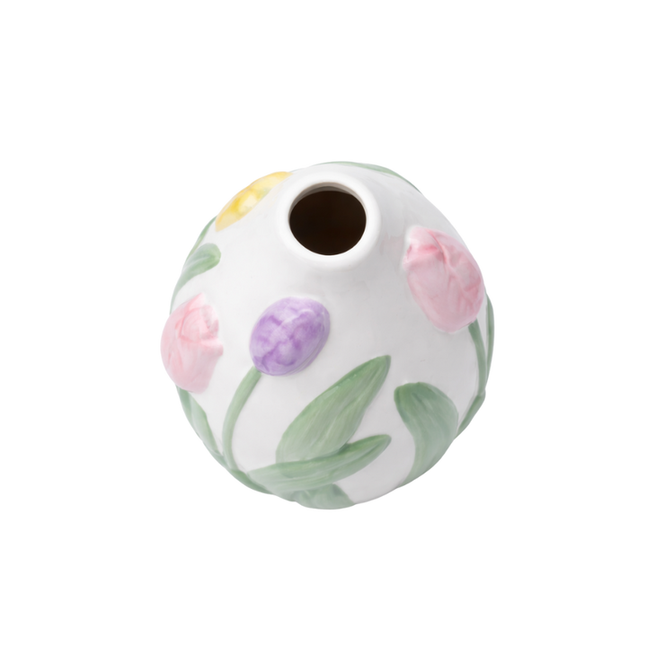 Vase m Blomst GALIN (13x13,5x18,5 cm)