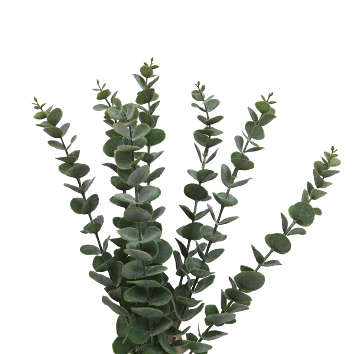 3 stk. Kunstig plante Eucaluptus i Grøn (H 38cm)