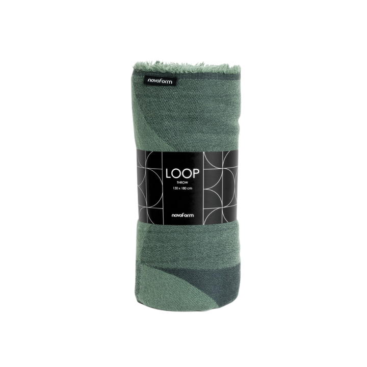 Plaid Loop Grøn (130x180cm)