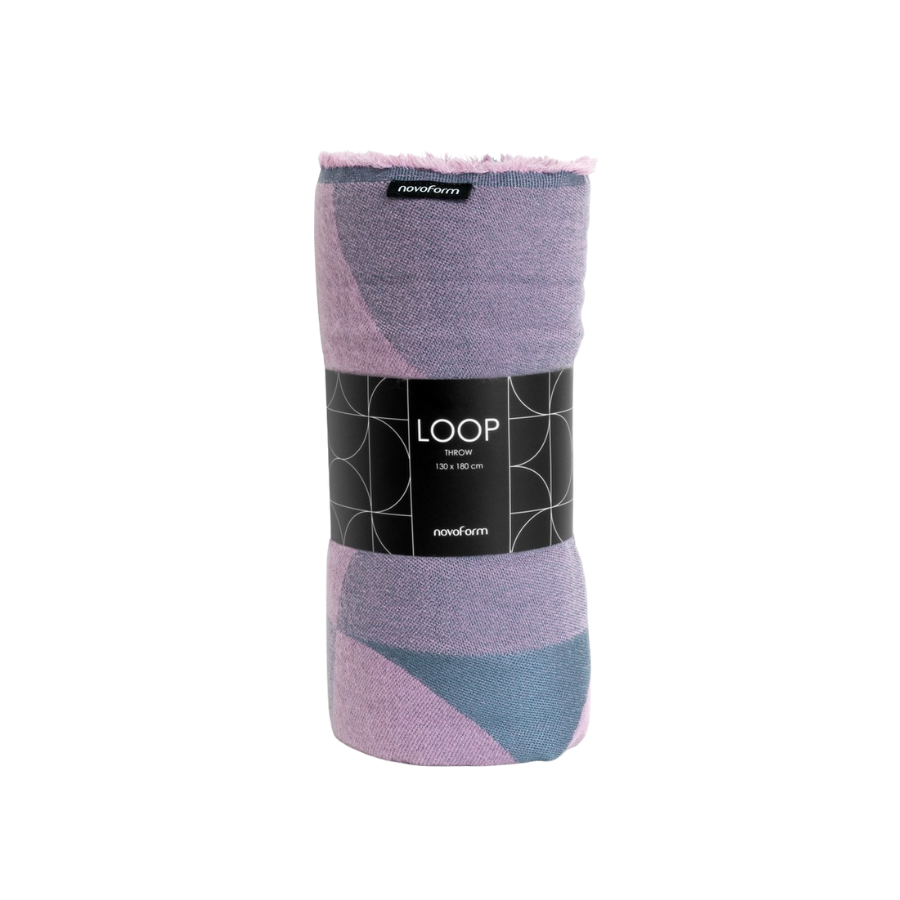Plaid Loop Lavendel (130x180cm)