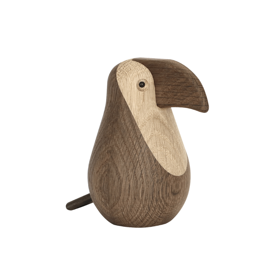 Toucan Stor Smoke/Natural H11,3xB7,2xL11,8cm