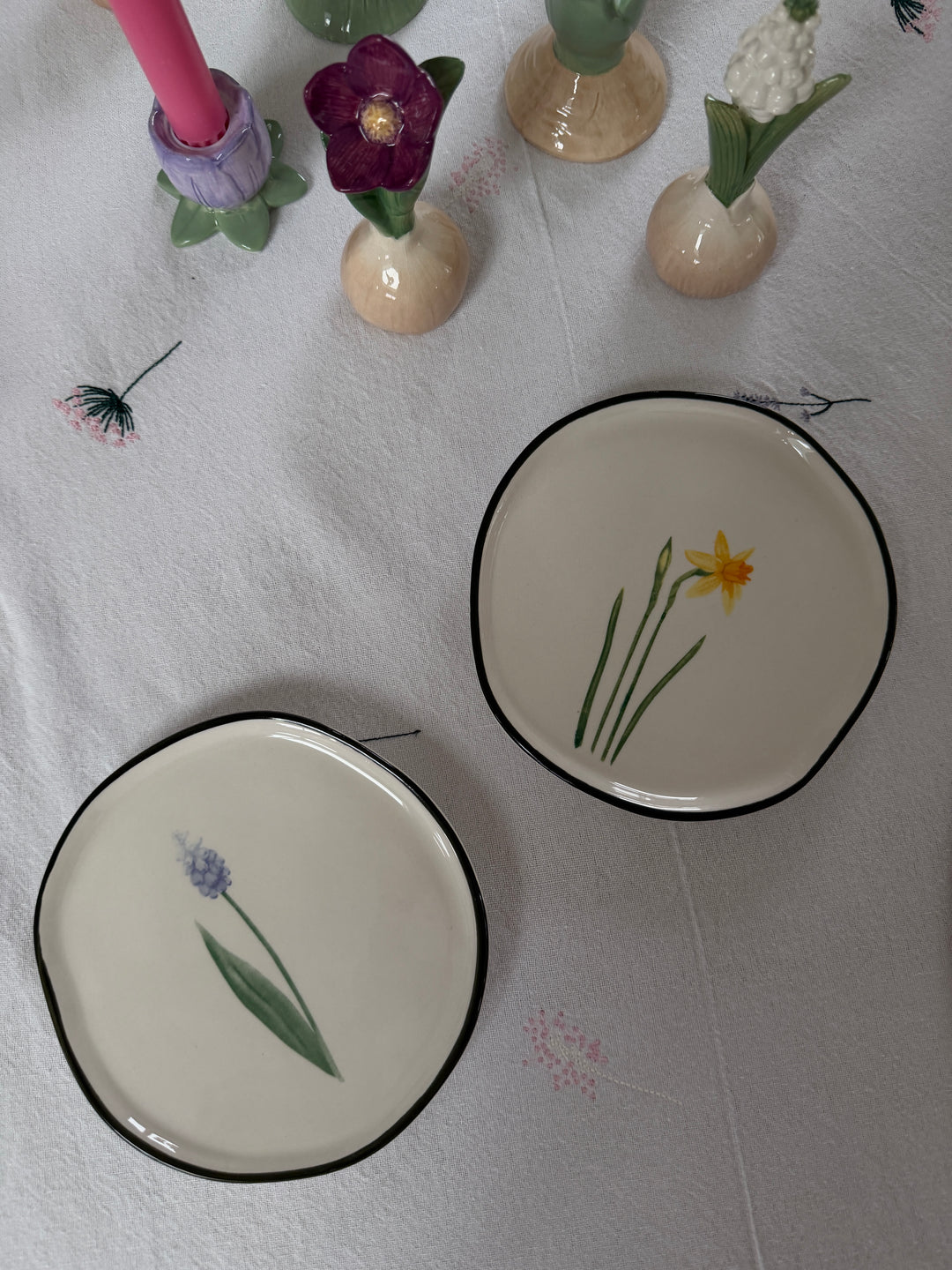 Frokosttallerken m Perleblomst DIMKA (Ø16cm)